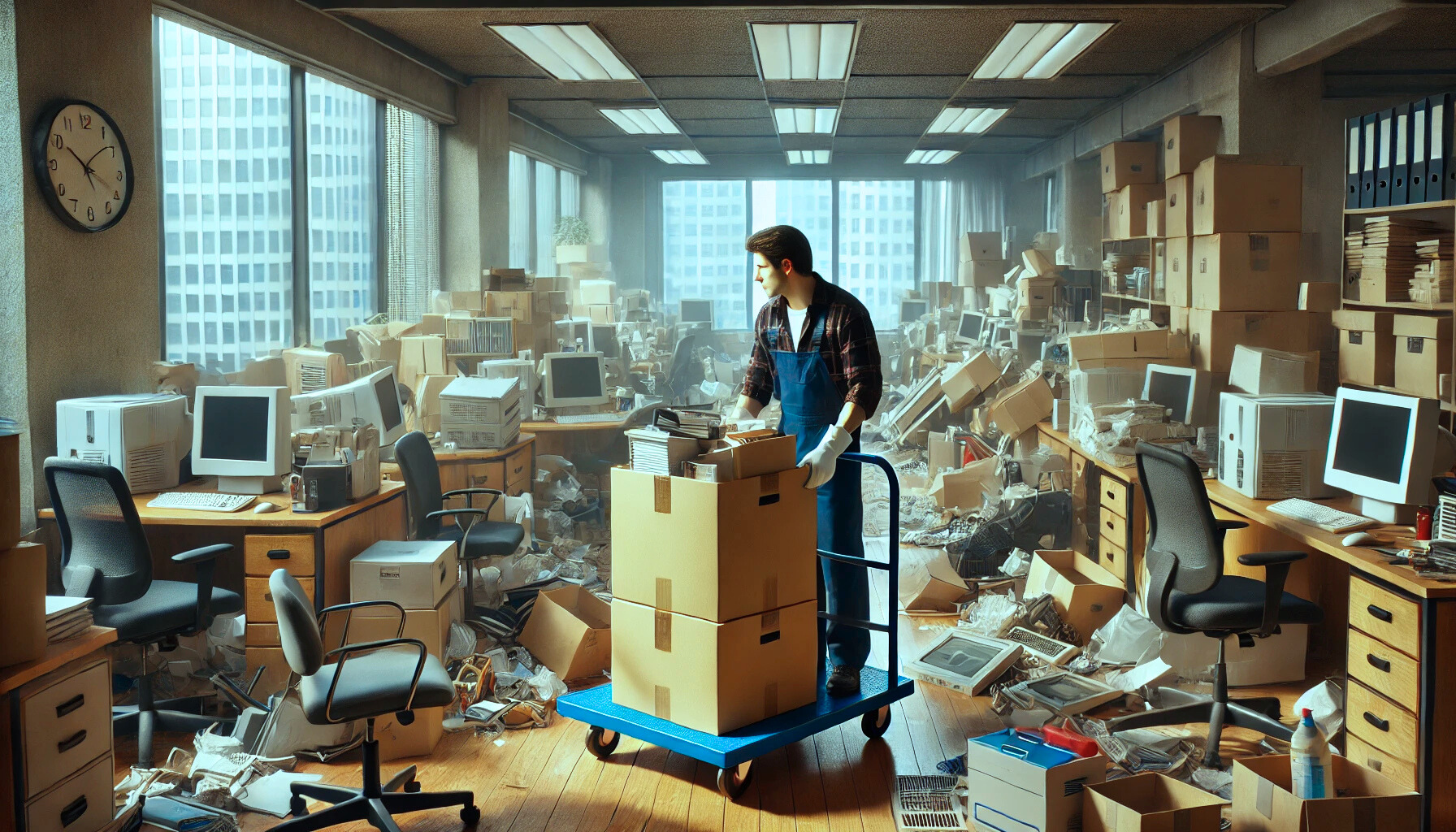 Débarrassage Lyon - Service nettoyage complet entreprise Ménage-toi